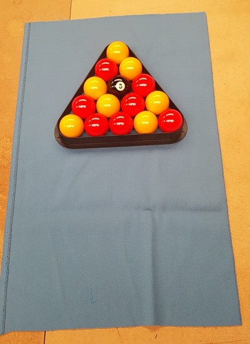 Pool table racking cloth - table,
