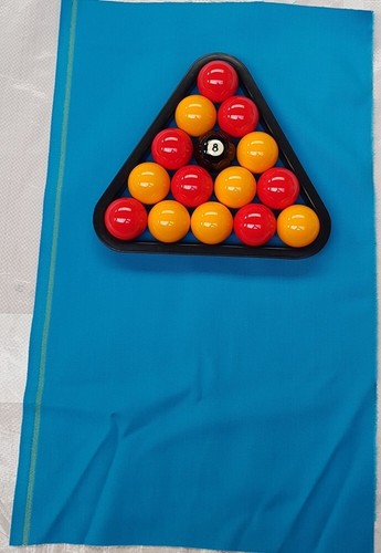 Pool table racking cloth blue - pool,