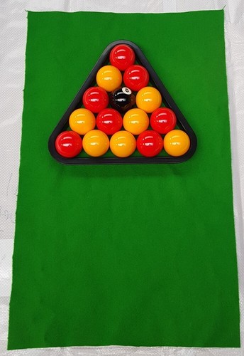 Pool table racking cloth - table,