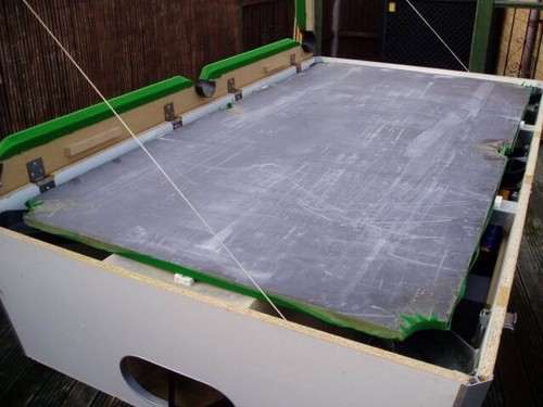 Pool table recover re - pool, /