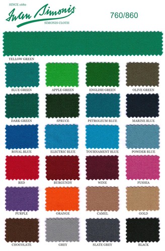 Simonis pool cloth - -, &