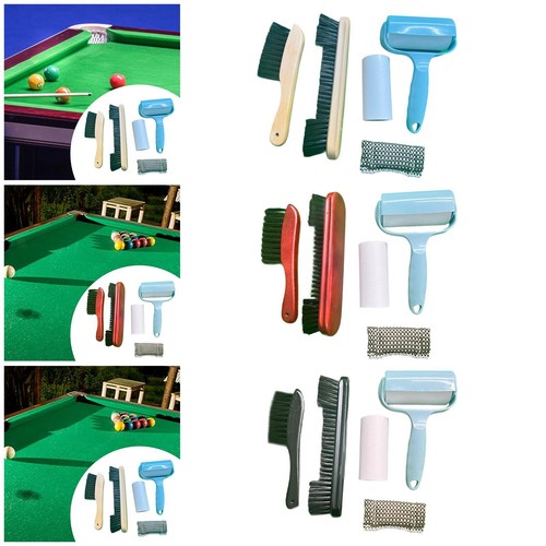 Pool table brush set - table, cloth