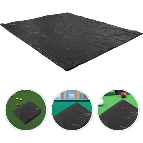 Black pool table - table, cover